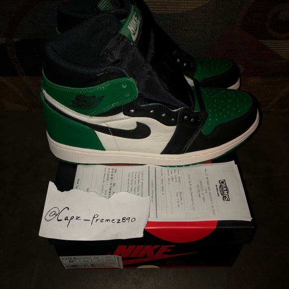 Air Jordan 1 “Court Purple” & “Pine Green” DS - Picture 5 of 8
